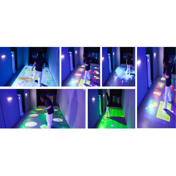 Vivid Colors Interactive Floor Projectio Game Ultra Short Throw For Play Center