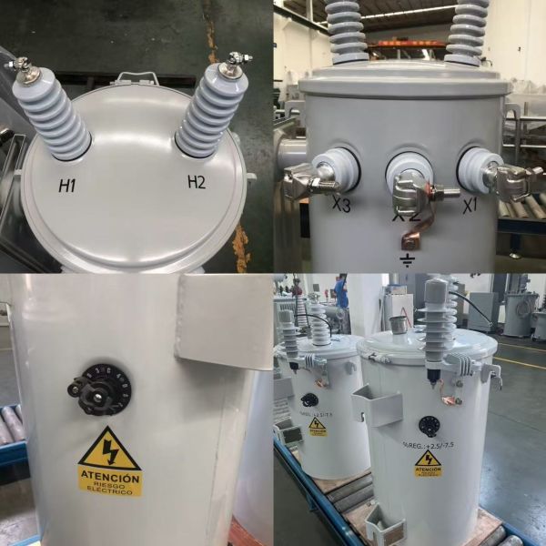 CSP Type 167kVA Single Phase Pole Mounted Distribution Transformer for Railway Station