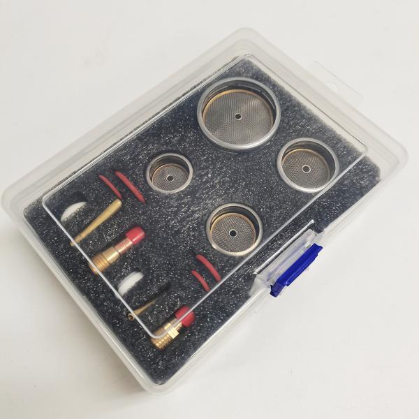 TIG Welding Accessories 26pc Kit Gas Lens for WP9 20 WP 17 18 26 TIG Clear Champagne Nozzle
