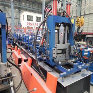 Buy cheap Full Automatic Z Purlin Roll Forming Machine With Punching PLC Control System product