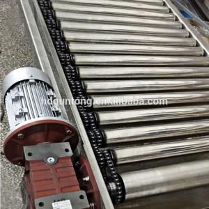Buy cheap Material Handling Adjustable Roller Conveyor With Double Sprockets product