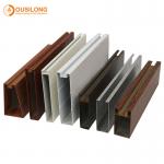 Drop Linear Metal Decorative Ceiling Tiles Aluminium Square Tube Profile Tegular