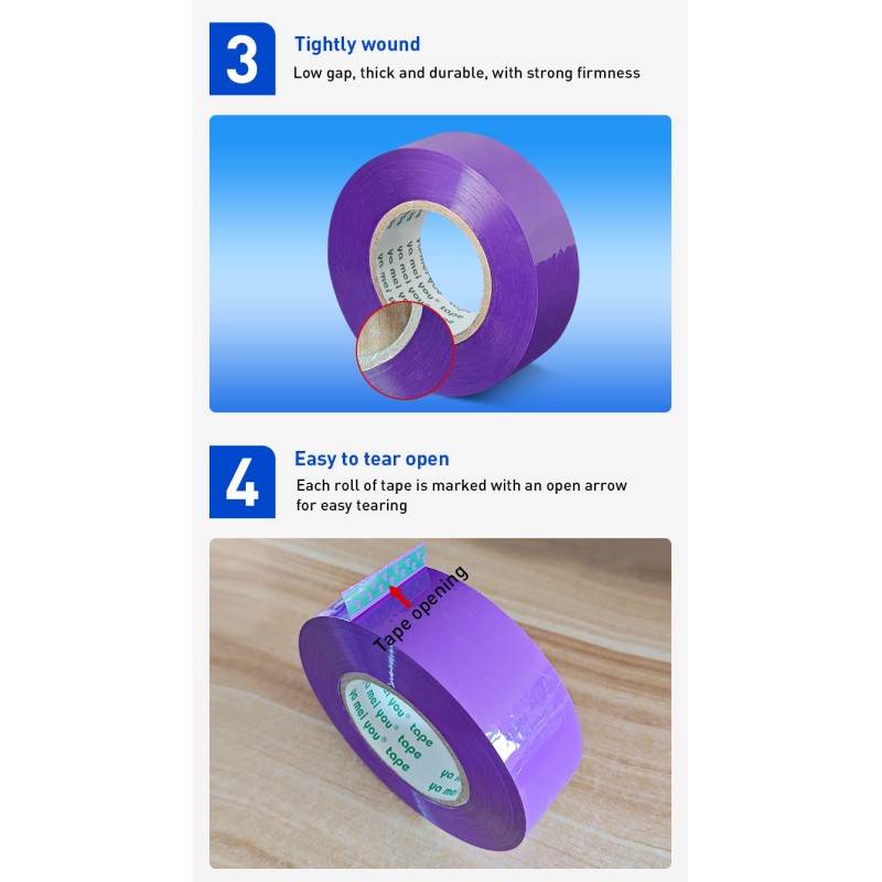 Custom Logo Multi Colored Adhesive Tape For Logistics Labeling Household Storage Use