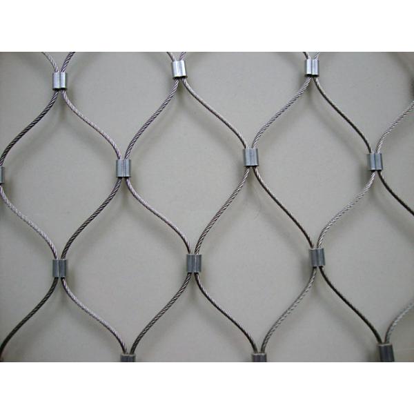 Rope Mesh fence installation