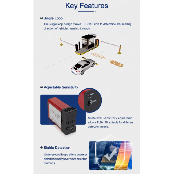 TLD-110 Single Channel Loop Detector product image
