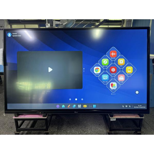 Infrared Interactive Whiteboard QR Code Sharing Muilt Touch 50 Touch Point Mordern Design Interactive Flat Panel Display