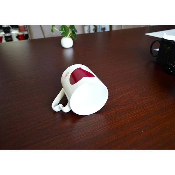 Heart Shape Souvenir Custom Unique Coffee Mugs With 300ml Capacity