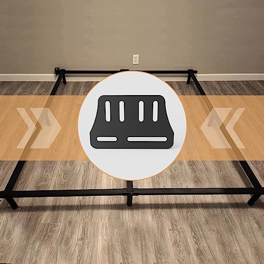 Metal Bed Frame Headboard Attachment Kit Bed Frame Hook Bracket Adapter for Queen Bed