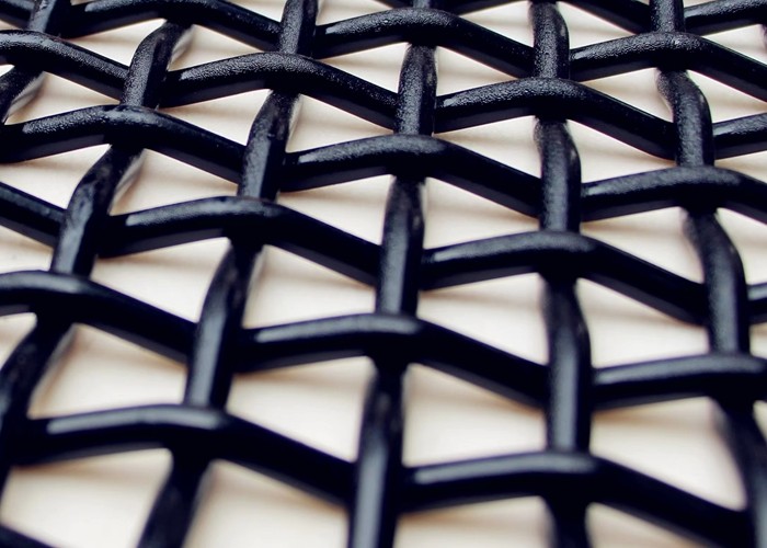 Double Pre Galvanized Crimped Wire Mesh Fence Using 6mm