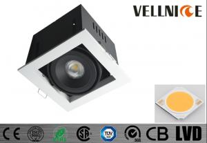 Buy cheap 10W Square ceiling led spotlights 3000K 30 Deg Tiltable with Junction Box product