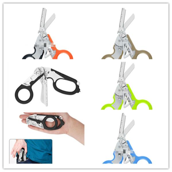 Multifunctional Portable Tactical Folding scissors Retractable Hexagonal Screw Reinforcement