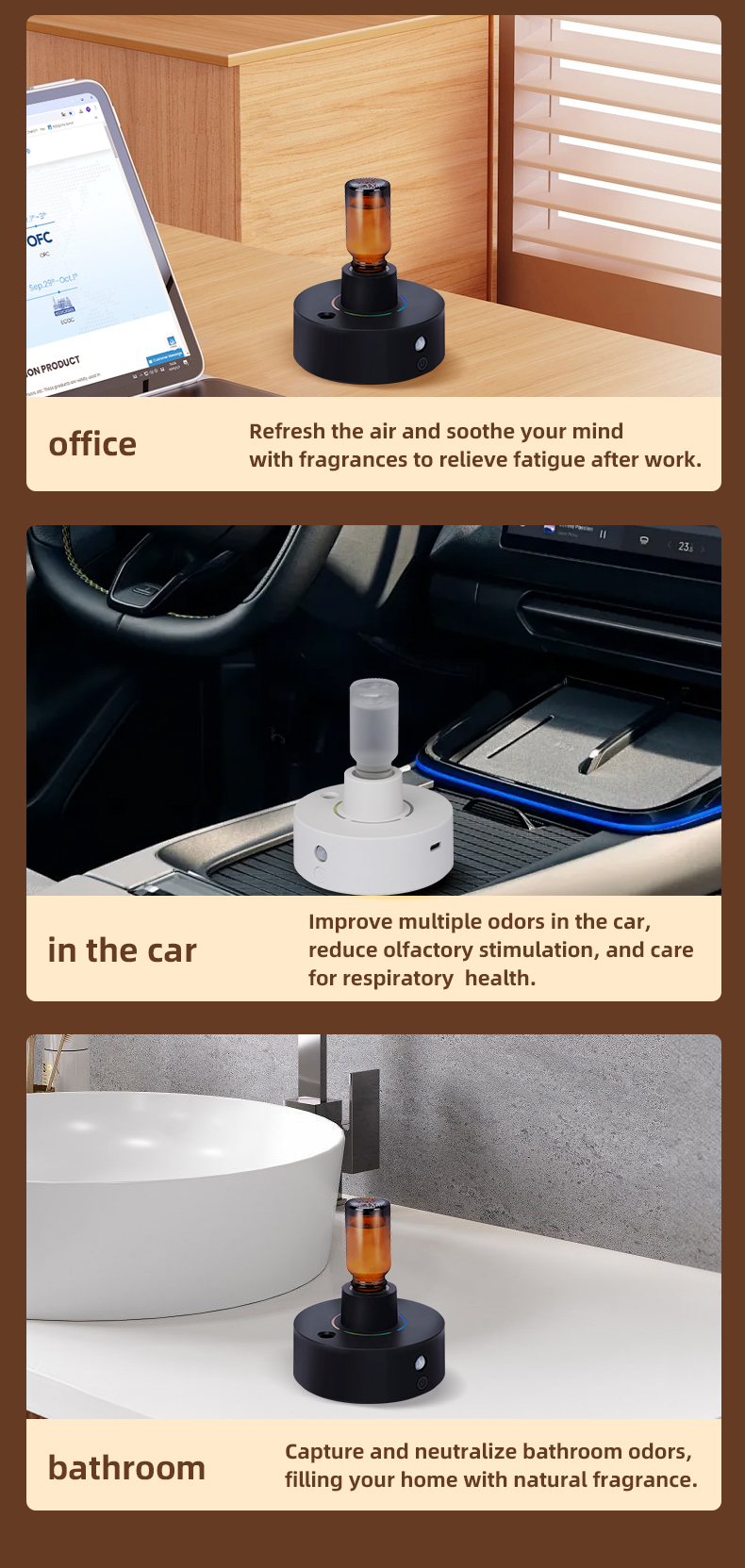 Automatic Activation Waterless Portable Professional Commercial Luxury Air Freshener Perfume Oil Machine Scent Aroma Diffuser