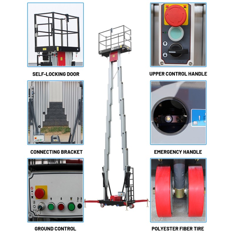 Towable Aluminum Mast Lift