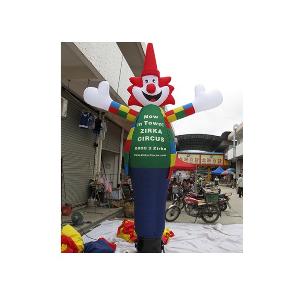 Durable Oxford Cloth Inflatable Air Dancer , Colored Dancing Man For Advertising