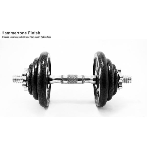 Adjustable Cast Iron Weight Disc Dumbbell Spinlock Set