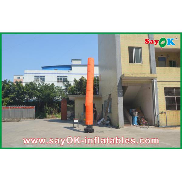 Inflatable Tube Man Giant Cute Parachute Material Inflatable Air Dancer With Logo