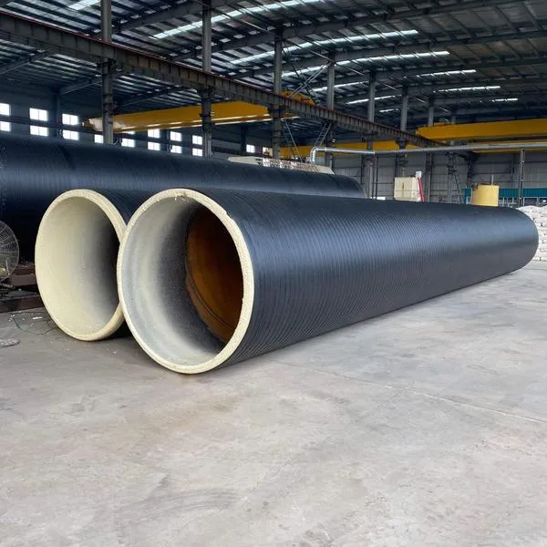 PE Outer Casing Foam Thermal Insulation Steel Pipe Coated by Spray Winding for Long-Lasting Insulation