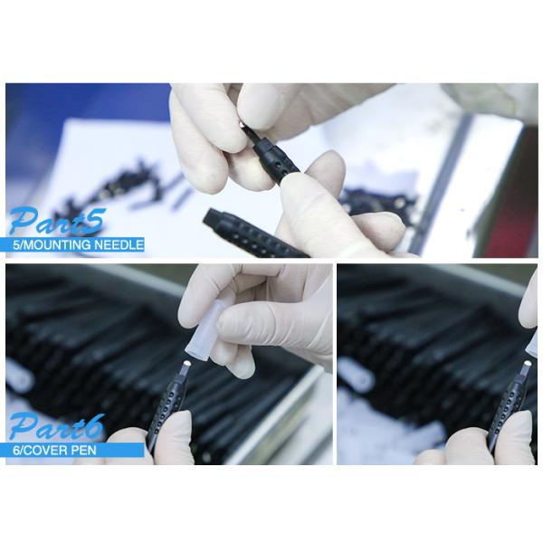 Individual Medical Packing Disposable Microblading Pen With 18U Blade / Brushes