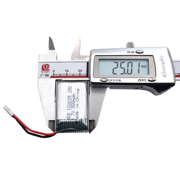 3.7V Rechargeable Lithium Polymer Battery 500mAh RC Plane Battery