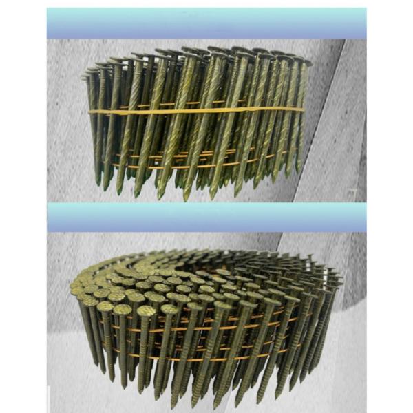 15degree Smooth/Twisted//Screw/Spiral Shank Wire Coil Roofing Nail