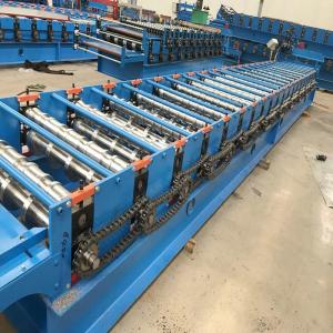 Buy cheap IT4 IBR Roofing Sheet Roll Forming Machine 80CM/90CM With PLC Control product