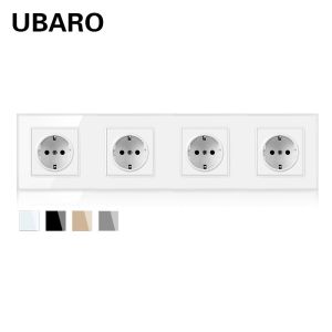 Square Box Electrical Wall Socket 550g 60mm Modern White Plug Sockets