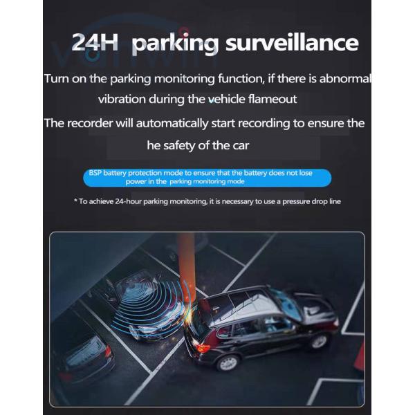 Mini 120 ° Wide-Angle Driving Recorder AHD 1080P With GPS Support