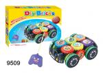 Remote Control DIY Children's Toys Building Bricks With Music And Gear Rotation