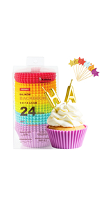Katbite Silicone Cupcake Baking Cups
