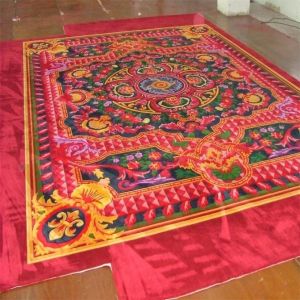 Buy cheap Colorful Hand Tufted Wool Rug 8x10 Anti - Slip Feature Customized Size product