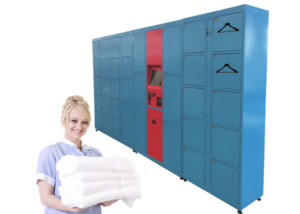 Intelligent Sending SMS Message Laundry Locker , Self-Service Locker Delivery