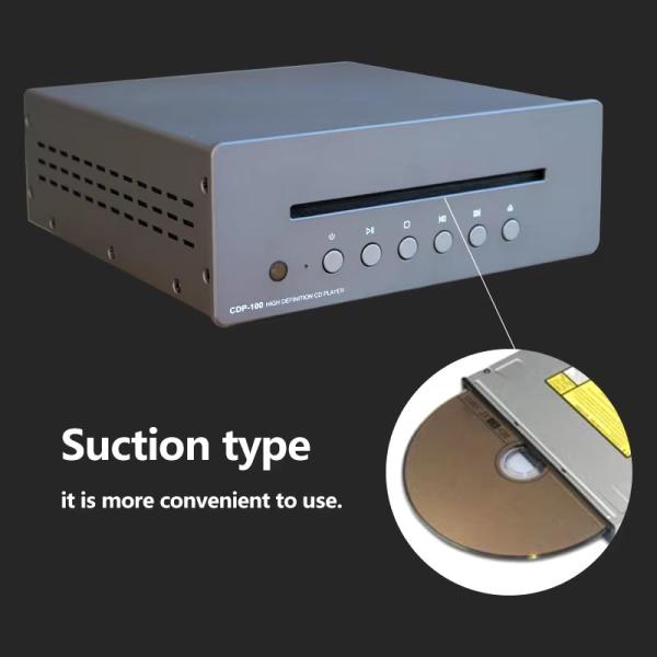 Remote Control Metal HiFi CD Player For Home Plays All Regions And Formats