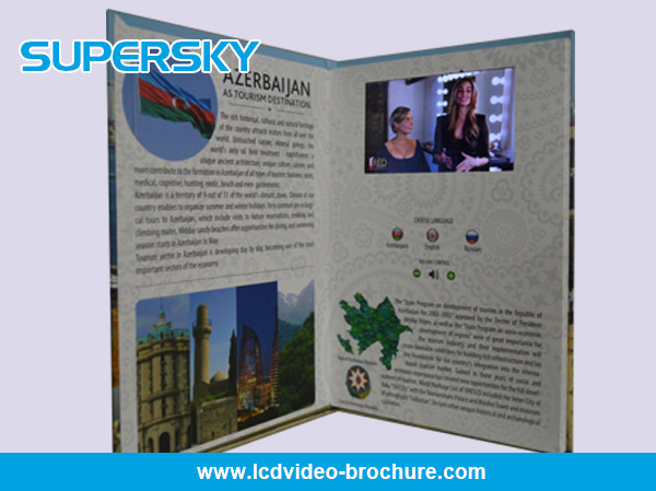HD Professional Video In Print Brochure Paper Material For Opening Ceremonies