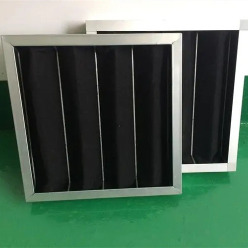 Activated Carbon Pleated Panel Air Filters Moisture Resistance