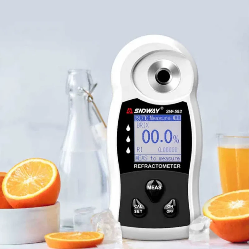 Digital Sugar Brix Meter Refractometer Model Sw-592 593