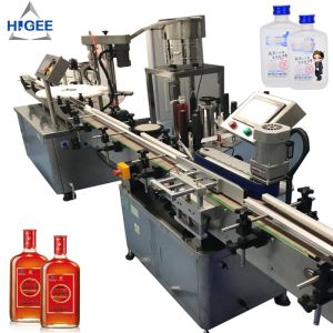 Buy cheap Automatic gin filling machine with sprite whisky champagne gin spirits glass bottle filling and capping machine bottling product