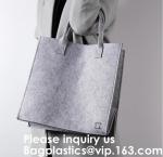 Promotional Custom Made Silk Screen Printing Tote Felt Bag, Shopping Bag,Beach