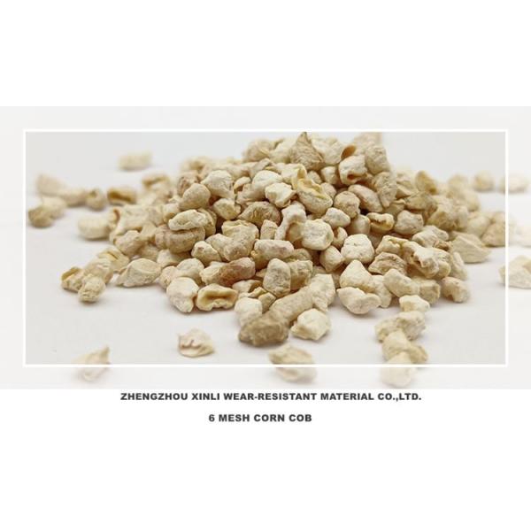 Crushed Corn Cob Abrasive Blasting Media For Deburring 2.36g/Cm3