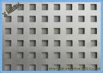 Square Holes Perforated Metal Panel Facade SS Plates Excellent Visibility