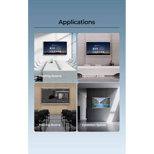 CH New Product Ideas 4K Android LCD Interactive Whiteboard Smart Board Touch Screen Display Interactive Boards