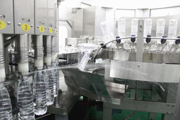 All In One Type HMI Bottled Mineral Water Bottling Machine