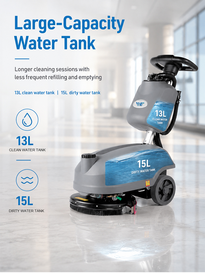 High Efficiency Floor Scrubber Tile Grout Cleaning Machine Suitable for Dining Room School Hospital