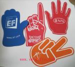 Customer Made Finger Match Fan EVA Foam Hand Finger Cheering Promotional Wewing