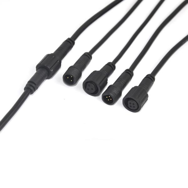 Waterproof Circular M8 M10 IP67 IP68 Pole Cable Connector