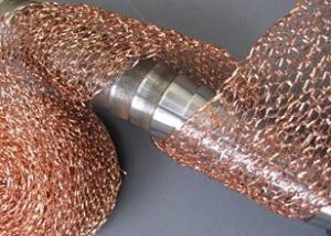 Buy cheap 0.1mm * 0.4mm Flat Copper Wire Mesh 5 Inch Width Roll 100 Feet Length product