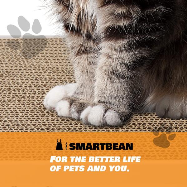 Cat Scratch Pad 3PCS Double-Sided Design Cat Cardboard Scratcher Pad Scratching Post Board