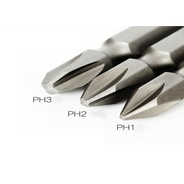 Phillips type double heads bit 65MM*PH2 S2 steel Long type phillips screwdriver bits