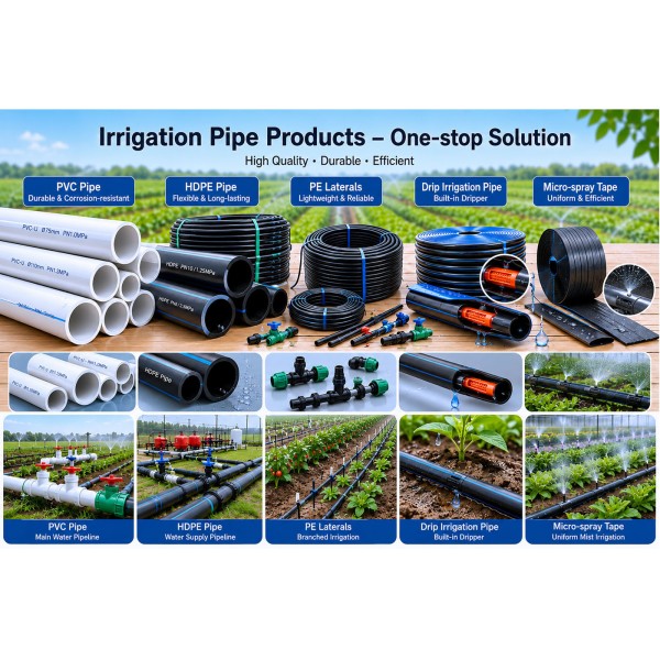 Precision Greenhouse Irrigation System: Automatic Drip & Micro-Sprinkler Piping Layout