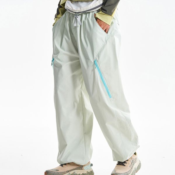 Custom Men's Outdoor Cargo Pants High Windproof Quick Dry Breathable Loose Fit Drawstring for Hiking Streetwear OEM ODM