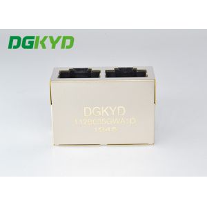 1x2 8P8C Net Socket 10M RJ45 Network Connector